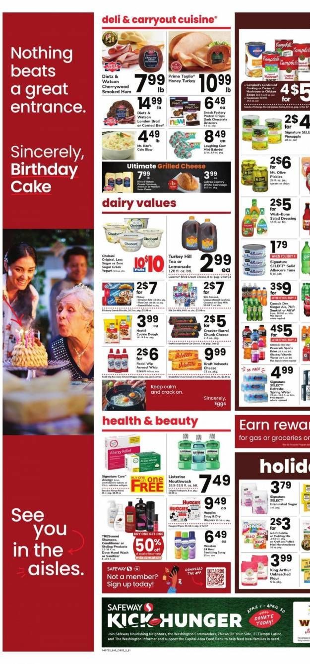 Safeway (DC) Weekly Ad Flyer Specials April 7 to April 13, 2023