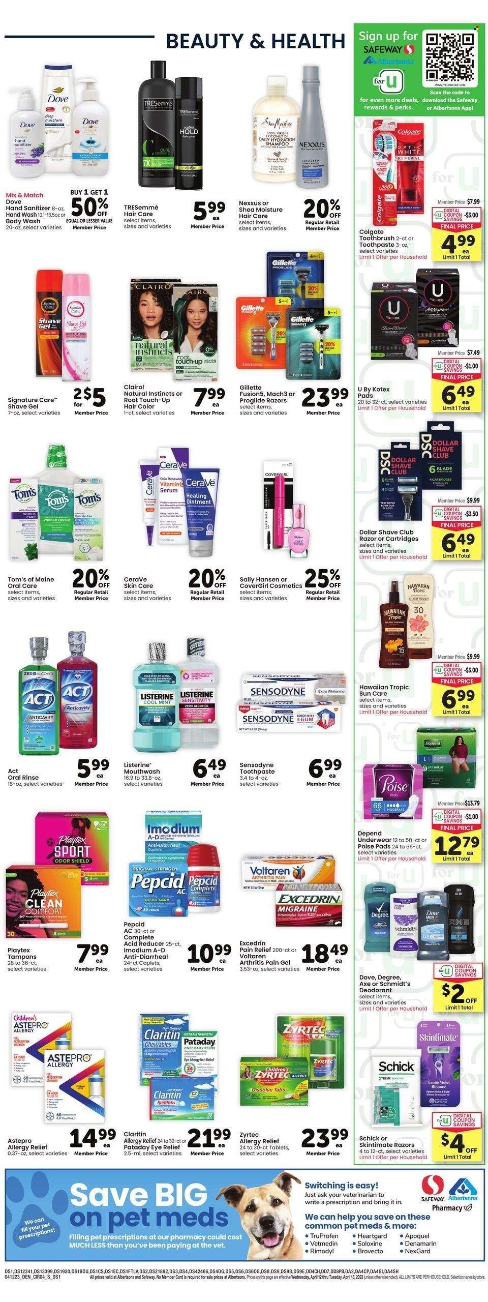 Safeway (CO) Weekly Ad Flyer Specials April 12 to April 18, 2023