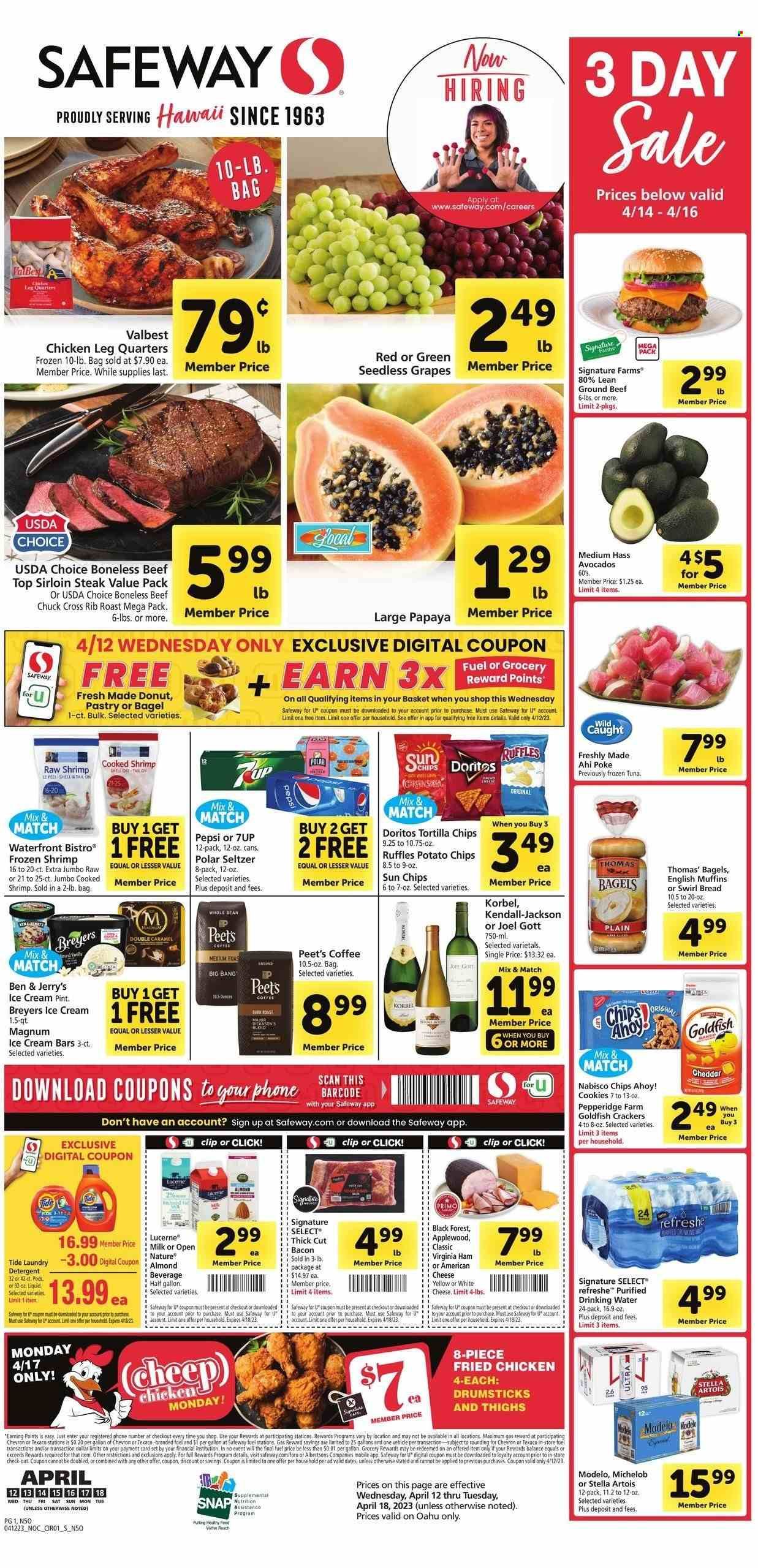 Safeway (HI) Weekly Ad Flyer Specials April 12 to April 18, 2023