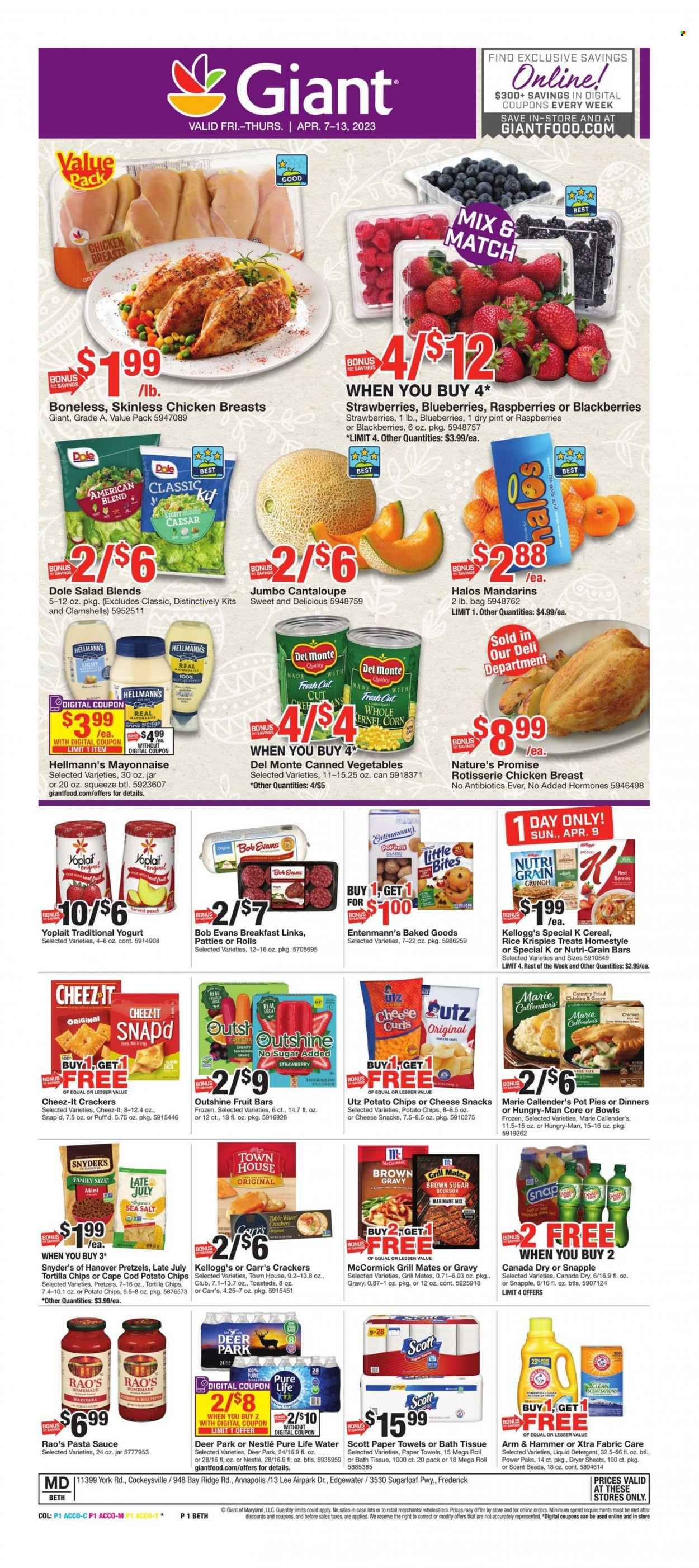 Giant Food (DE, MD, VA) Weekly Ad Flyer Specials April 7 to April 13, 2023