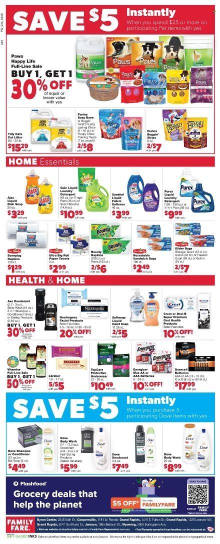 Family Fare (MI) Weekly Ad Flyer Specials April 10 to April 15, 2023