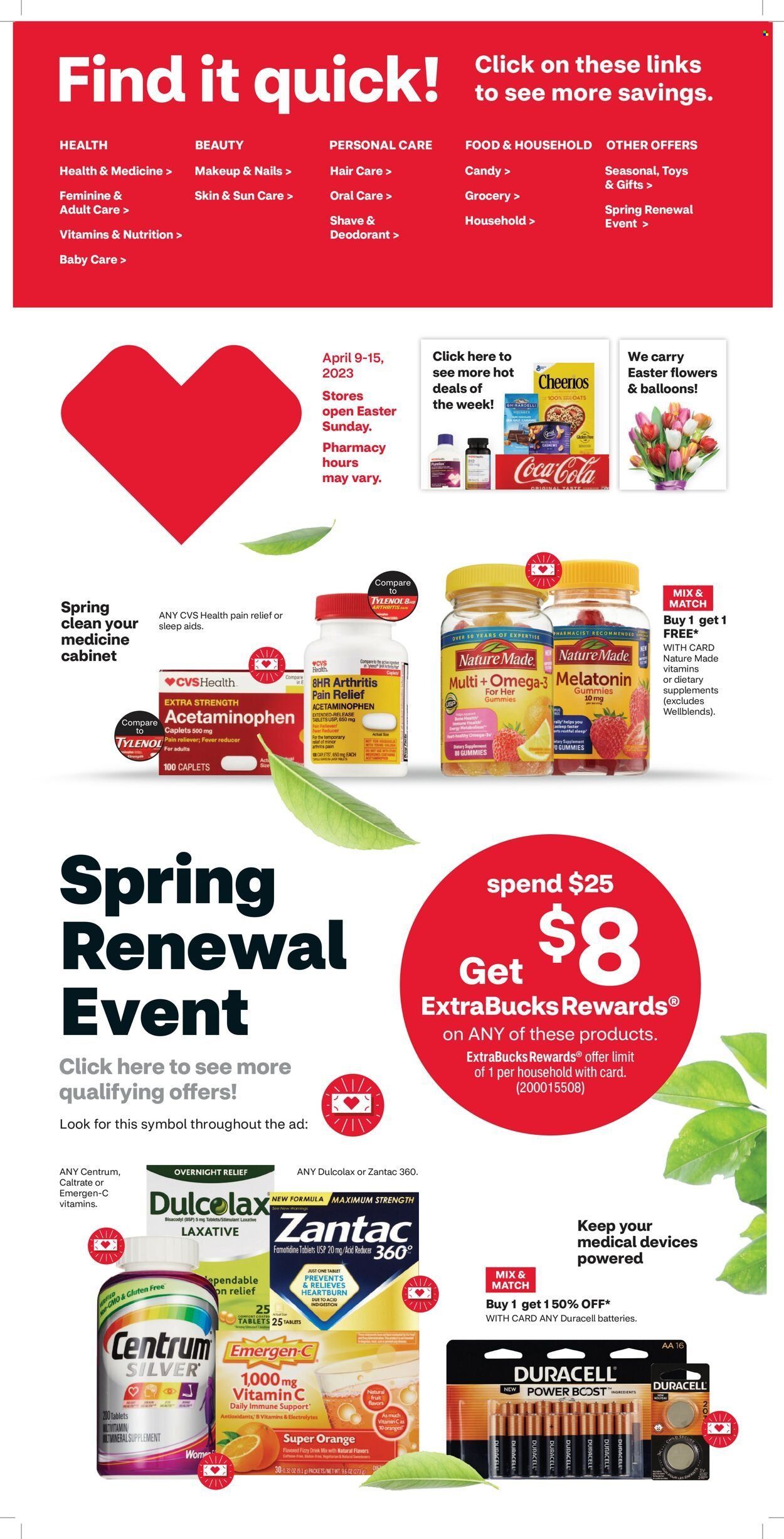 CVS Pharmacy Weekly Ad Flyer Specials April 9 to April 15, 2023