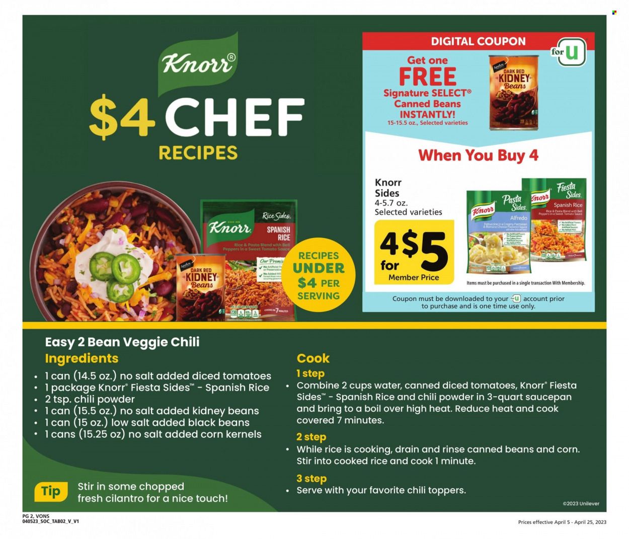Vons (CA) Weekly Ad Flyer Specials April 5 to April 25, 2023