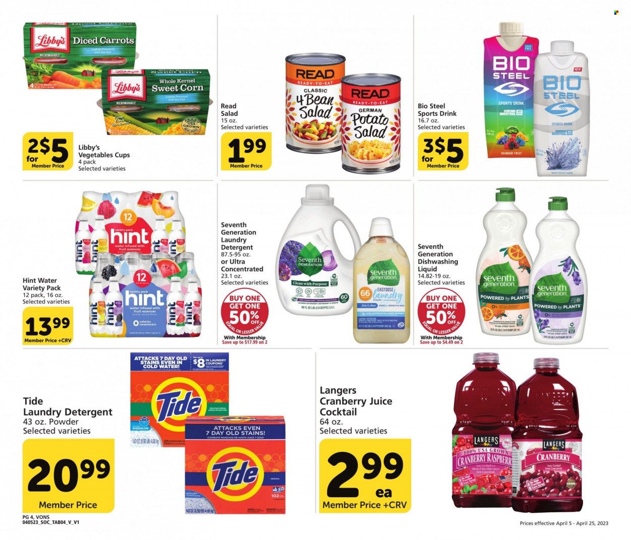 Vons (CA) Weekly Ad Flyer Specials April 5 to April 25, 2023