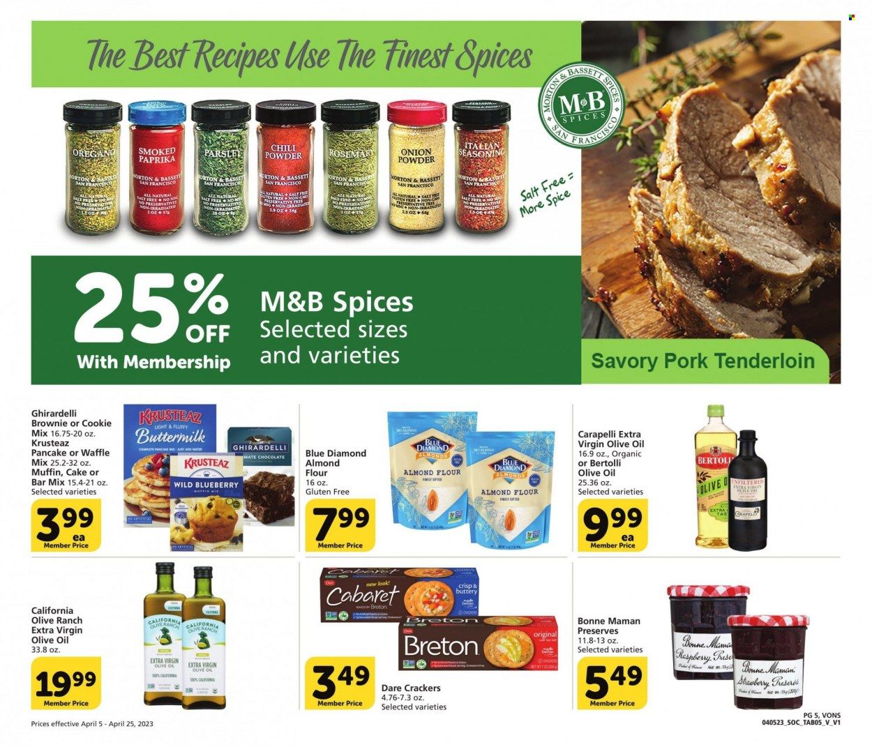 Vons (CA) Weekly Ad Flyer Specials April 5 to April 25, 2023