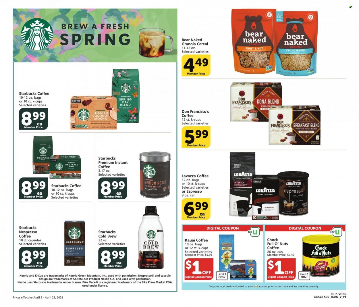Vons (CA) Weekly Ad Flyer Specials April 5 to April 25, 2023