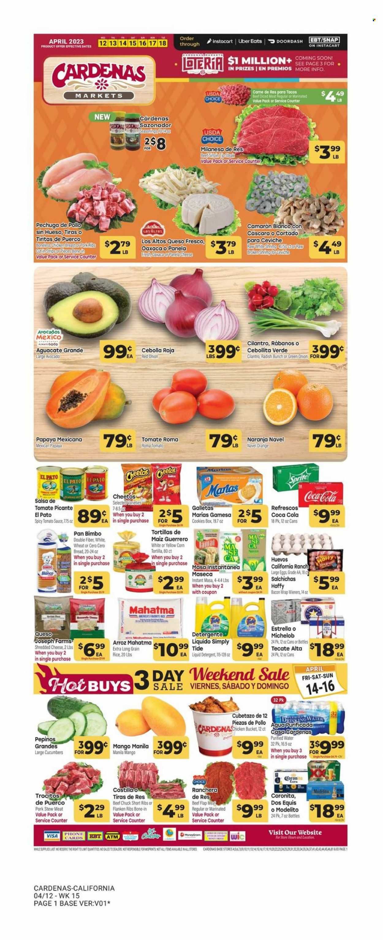 Cardenas (CA, NV) Weekly Ad Flyer Specials April 12 to April 18, 2023