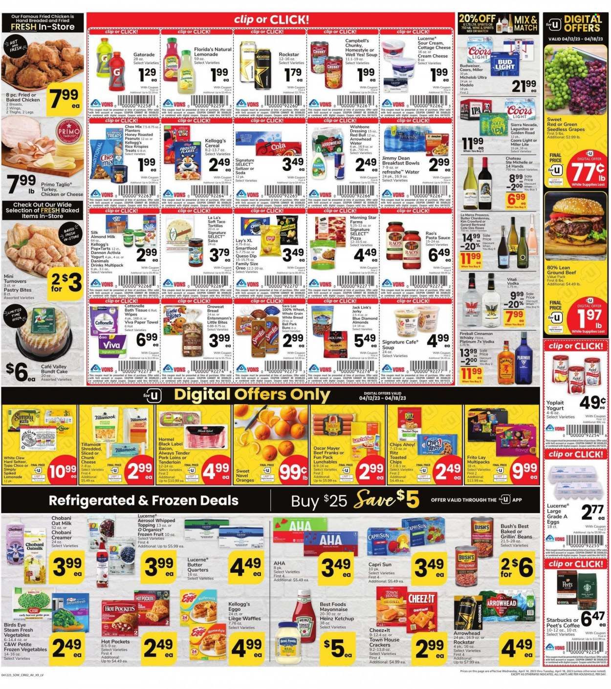 Vons (NV) Weekly Ad Flyer Specials April 12 to April 18, 2023