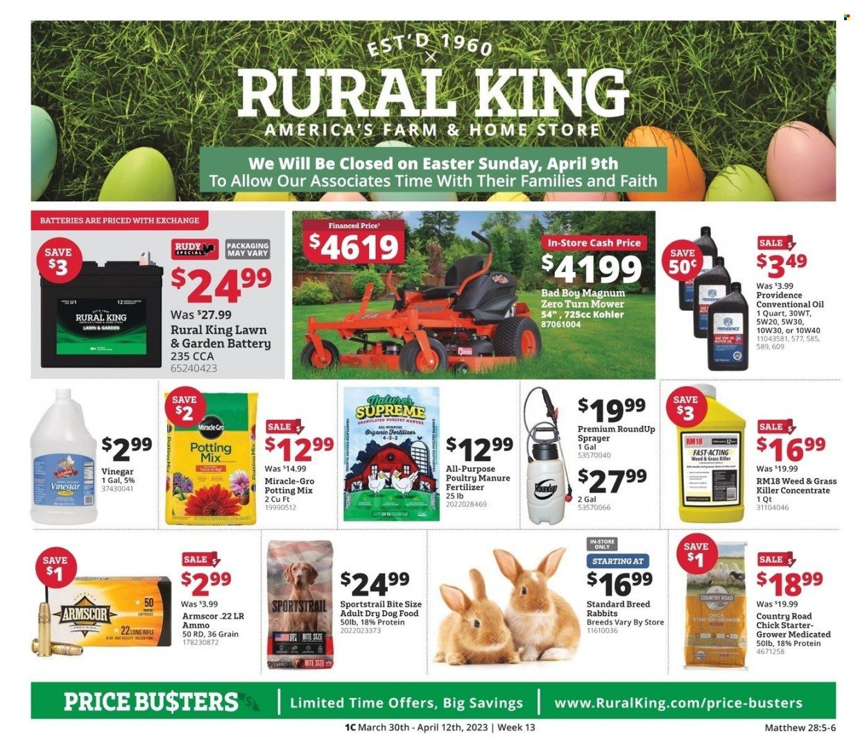 Rural King (FL) Weekly Ad Flyer Specials March 29 to April 12, 2023