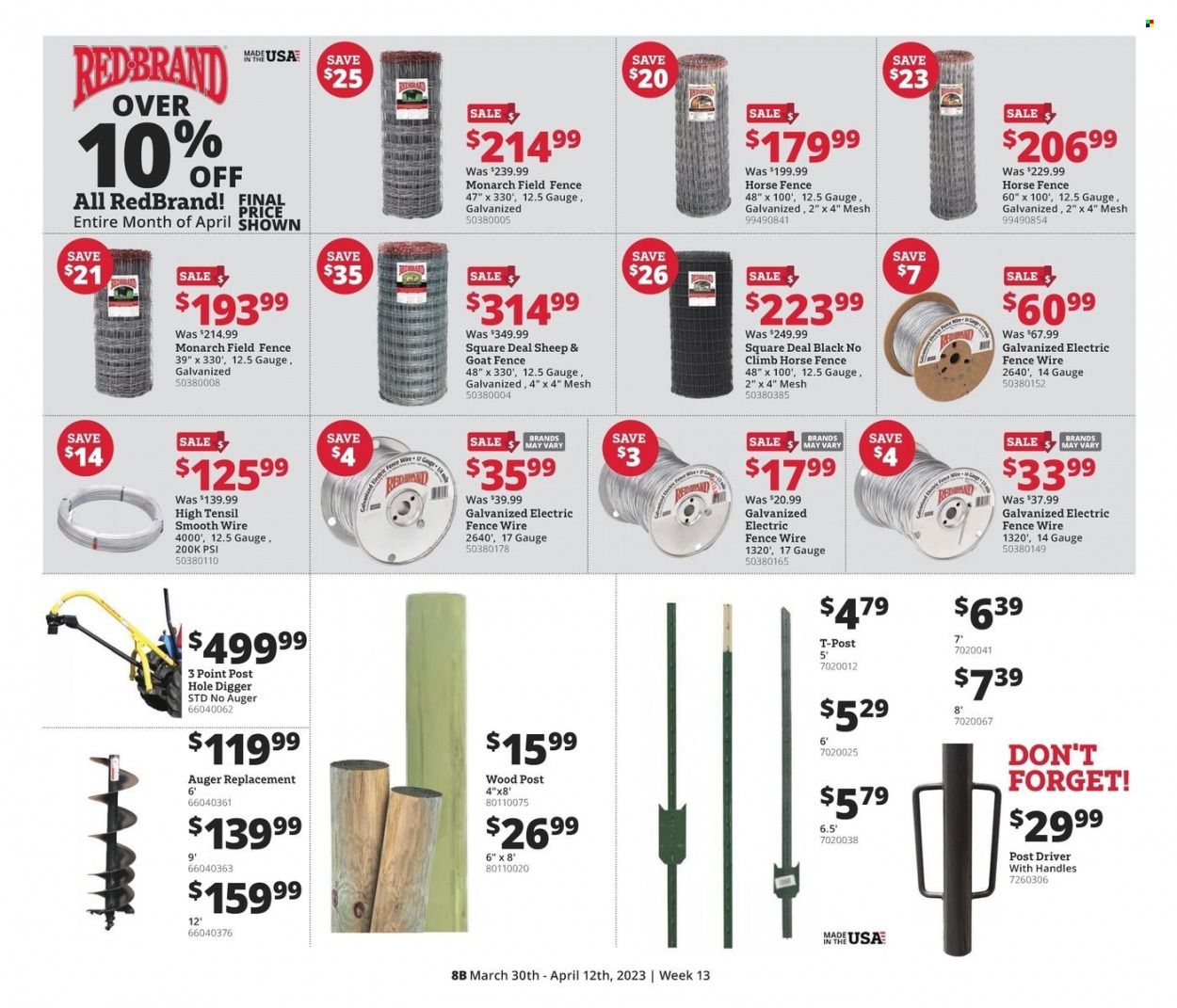 Rural King (FL) Weekly Ad Flyer Specials March 29 to April 12, 2023