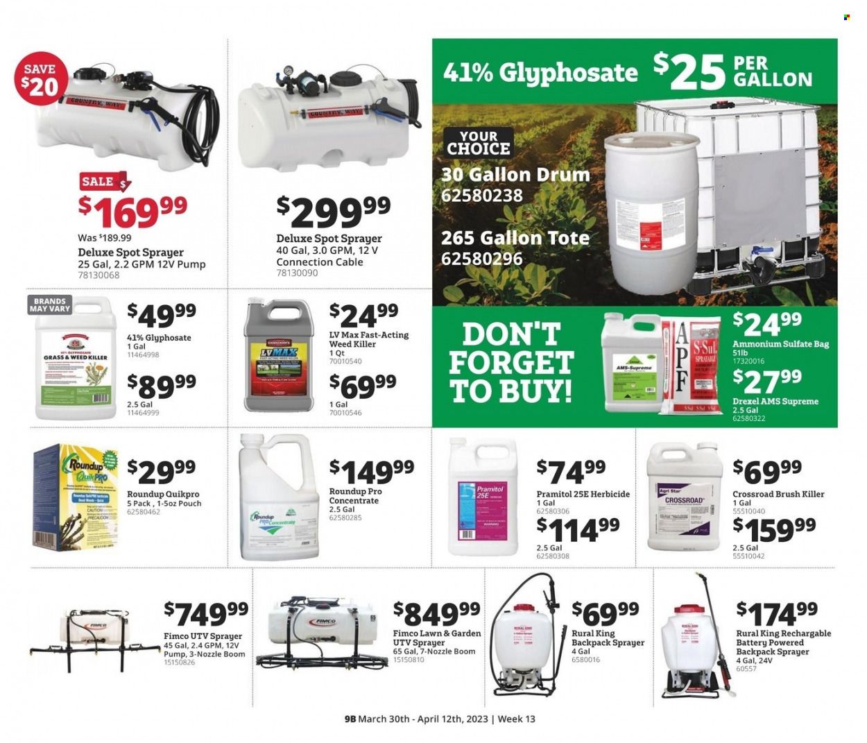 Rural King (FL) Weekly Ad Flyer Specials March 29 to April 12, 2023