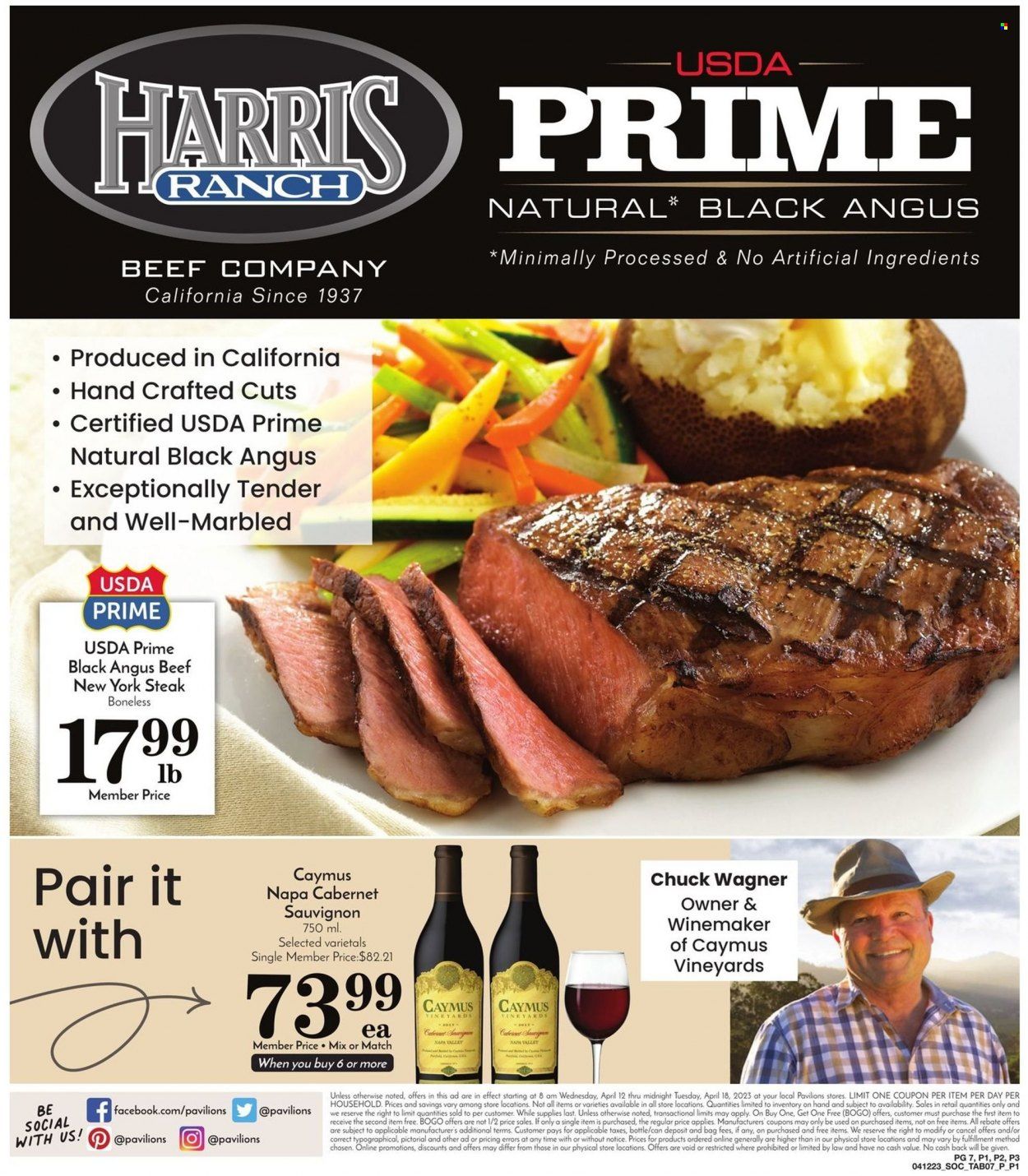 Pavilions (CA) Weekly Ad Flyer Specials April 12 to April 18, 2023