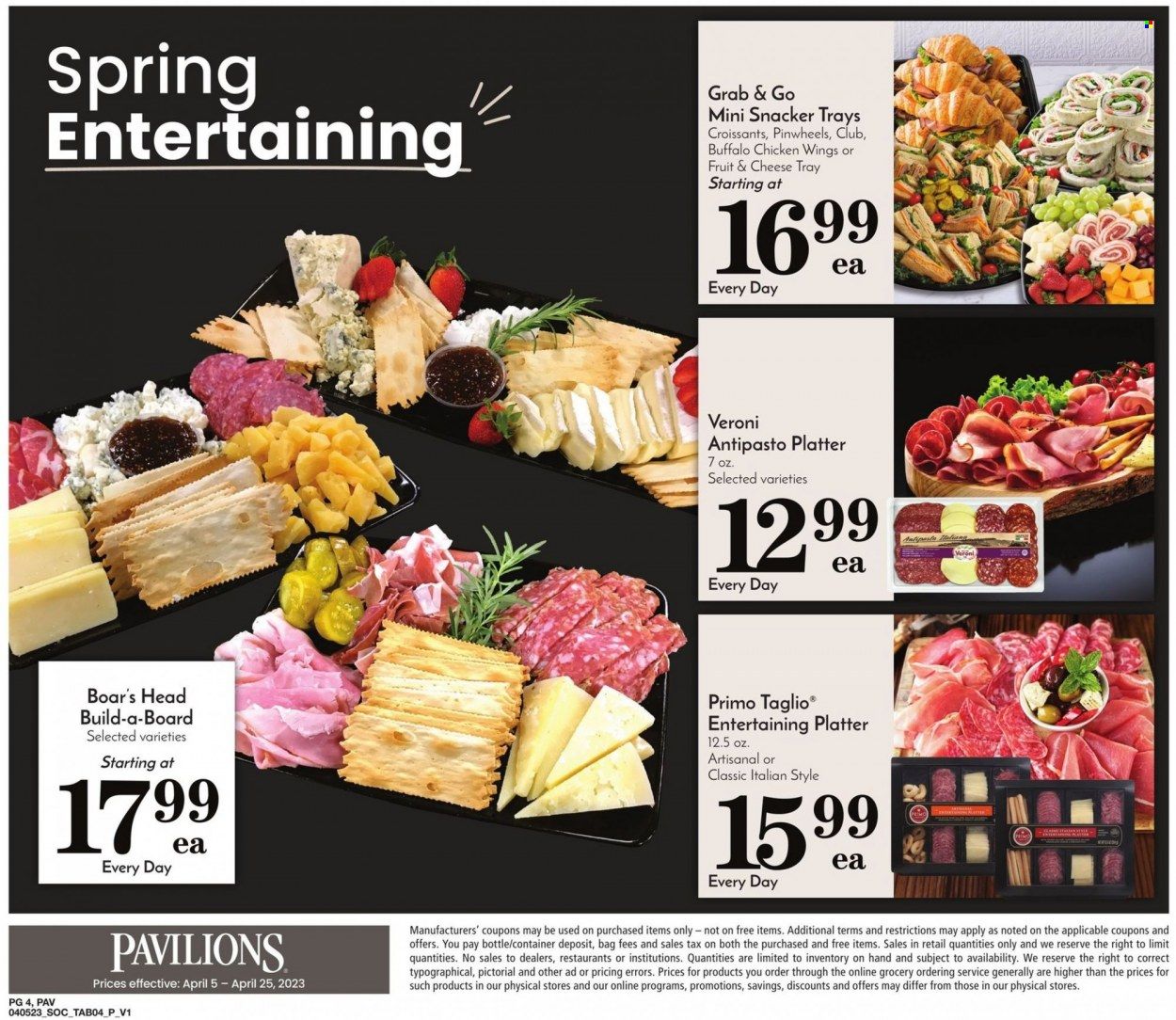 Pavilions (CA) Weekly Ad Flyer Specials April 5 to April 25, 2023