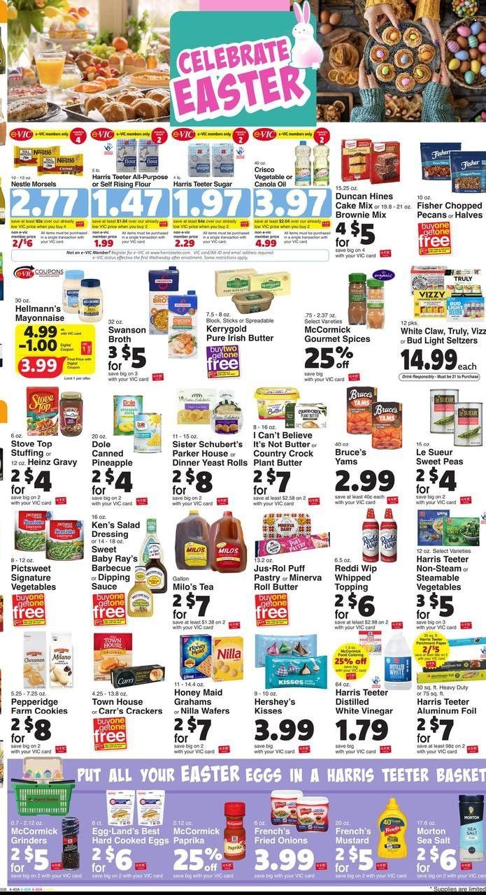 Harris Teeter Weekly Ad Flyer Specials April 5 to April 11, 2023