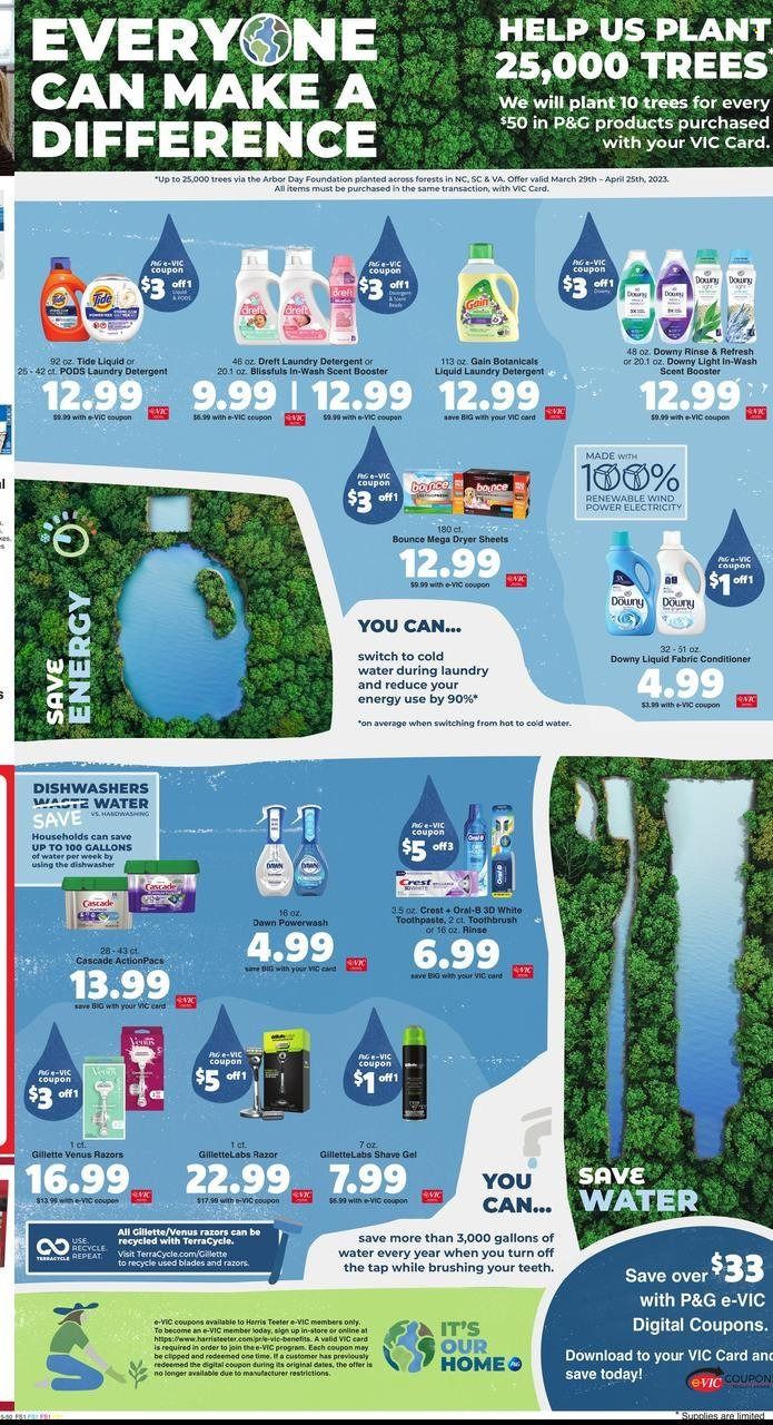 Harris Teeter Weekly Ad Flyer Specials April 5 to April 11, 2023
