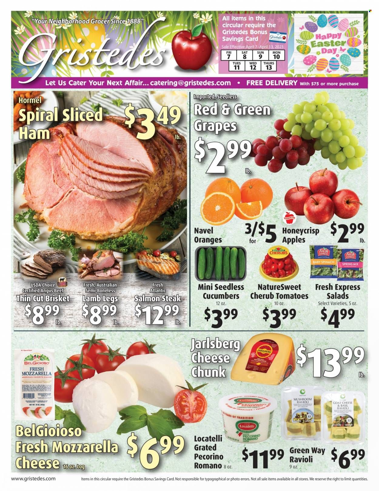 Gristedes (NY) Weekly Ad Flyer Specials April 7 to April 13, 2023