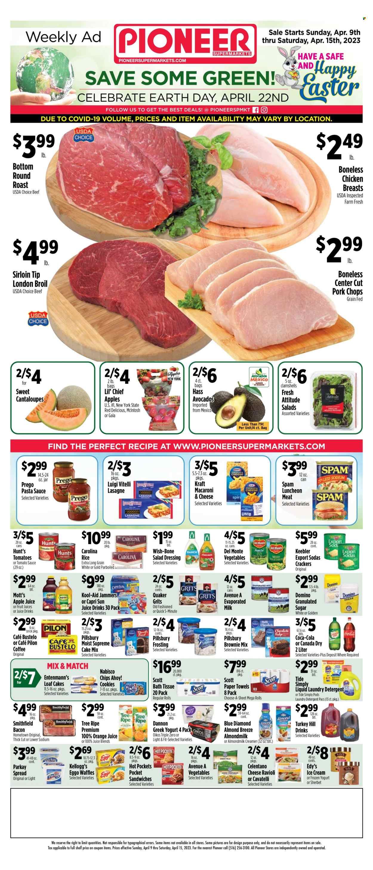 Pioneer Supermarkets (NJ, NY) Weekly Ad Flyer Specials April 9 to April 15, 2023
