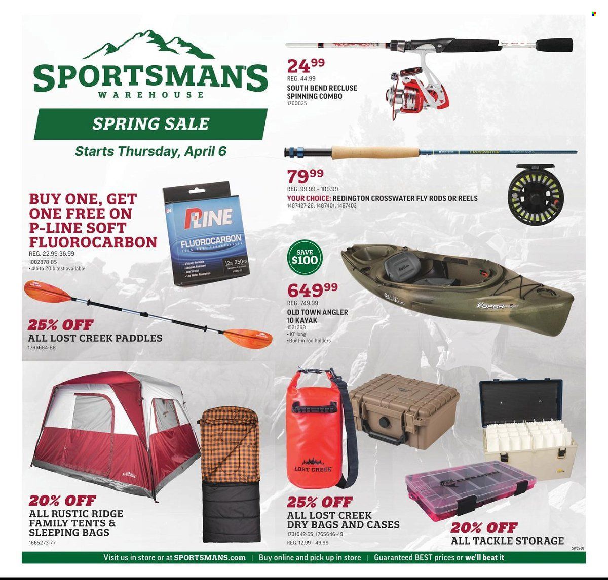 Sportsman's Warehouse Weekly Ad Flyer Specials April 6 to April 23, 2023
