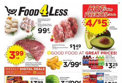 Food 4 Less (CA) Weekly Ad Flyer Specials April 19 to April 25, 2023