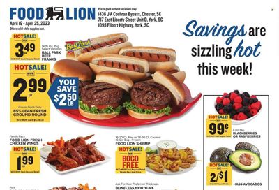 Food Lion (SC) Weekly Ad Flyer Specials April 19 to April 25, 2023