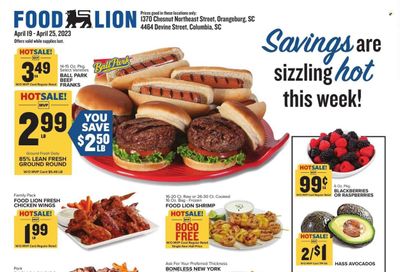 Food Lion (SC) Weekly Ad Flyer Specials April 19 to April 25, 2023
