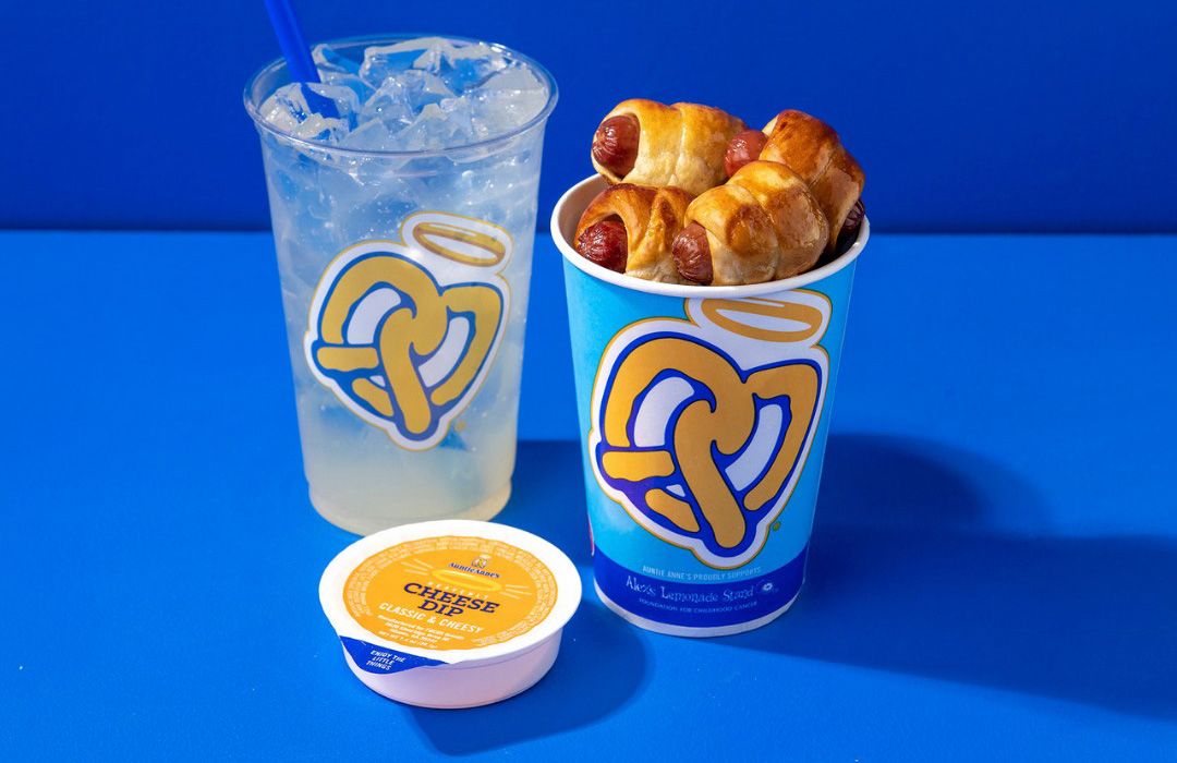 Get a Free Pretzel with a Drink and Mini Pretzel Dogs Purchase at Auntie Anne’s Pretzels: A Rewards Exclusive Get a Free Pretzel with a Drink and Mini Pretzel Dogs Purchase at Auntie Anne’s Pretzels: A Rewards Exclusive