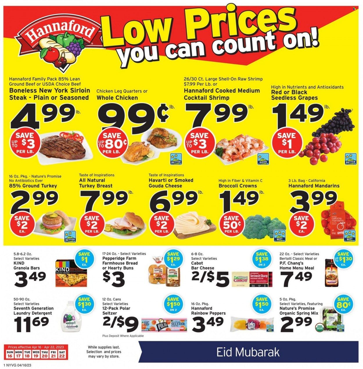 Hannaford (NY) Weekly Ad Flyer Specials April 16 to April 22, 2023