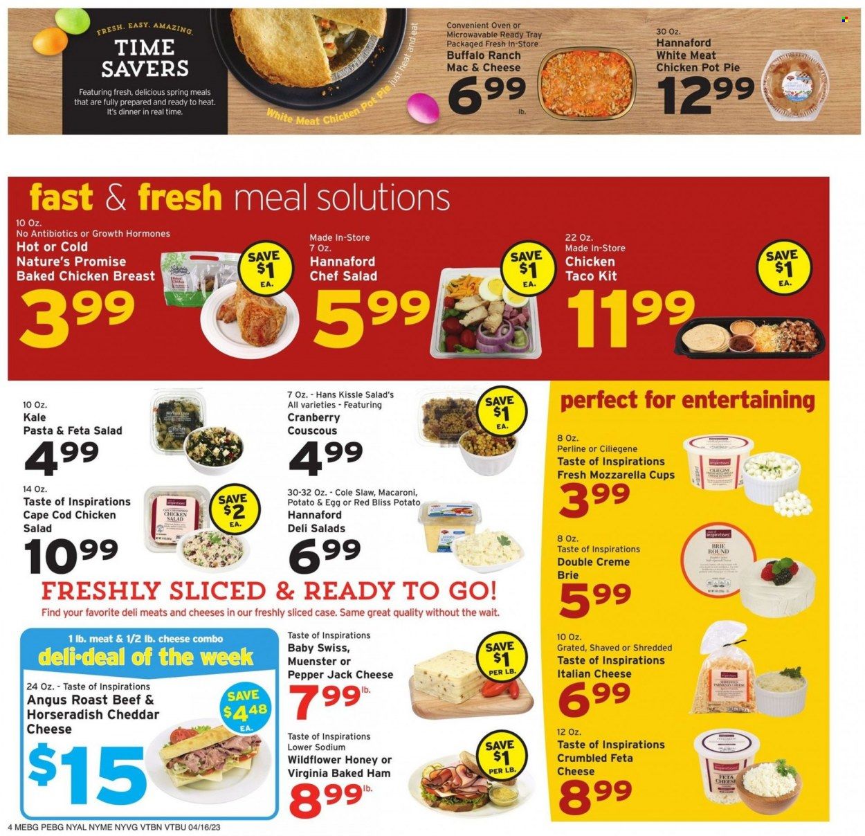 Hannaford (VT) Weekly Ad Flyer Specials April 16 to April 22, 2023