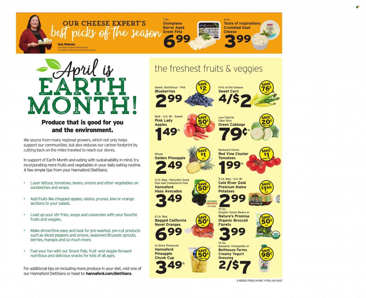Hannaford (ME) Weekly Ad Flyer Specials April 16 to April 22, 2023