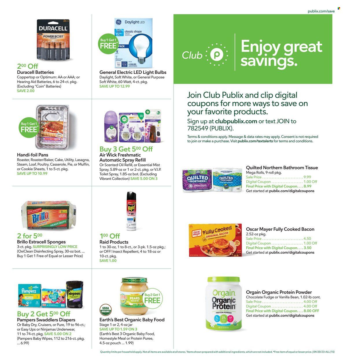 Publix (AL, FL, GA, NC, SC, TN) Weekly Ad Flyer Specials April 20 to April 26, 2023