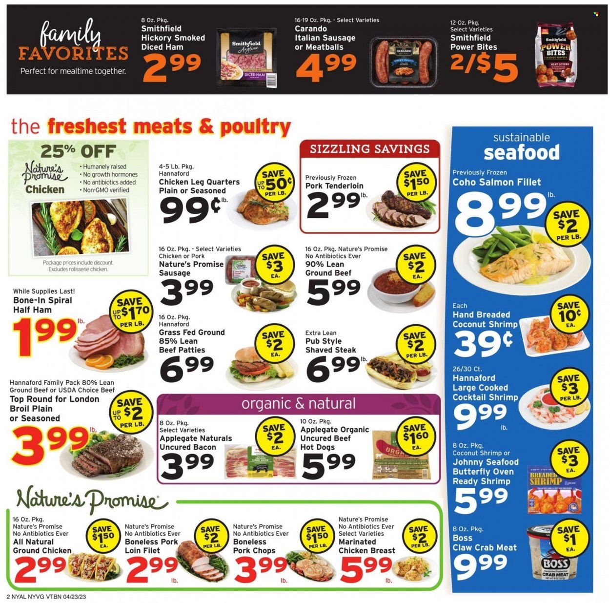 Hannaford (NY) Weekly Ad Flyer Specials April 23 to April 29, 2023