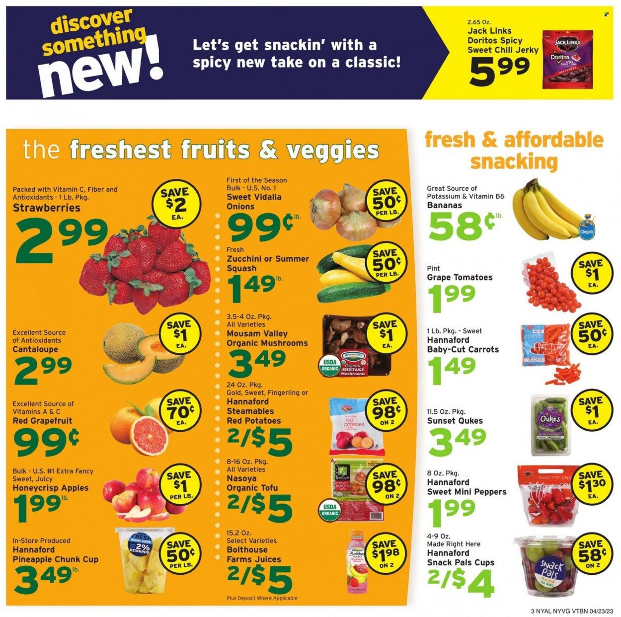 Hannaford (NY) Weekly Ad Flyer Specials April 23 to April 29, 2023