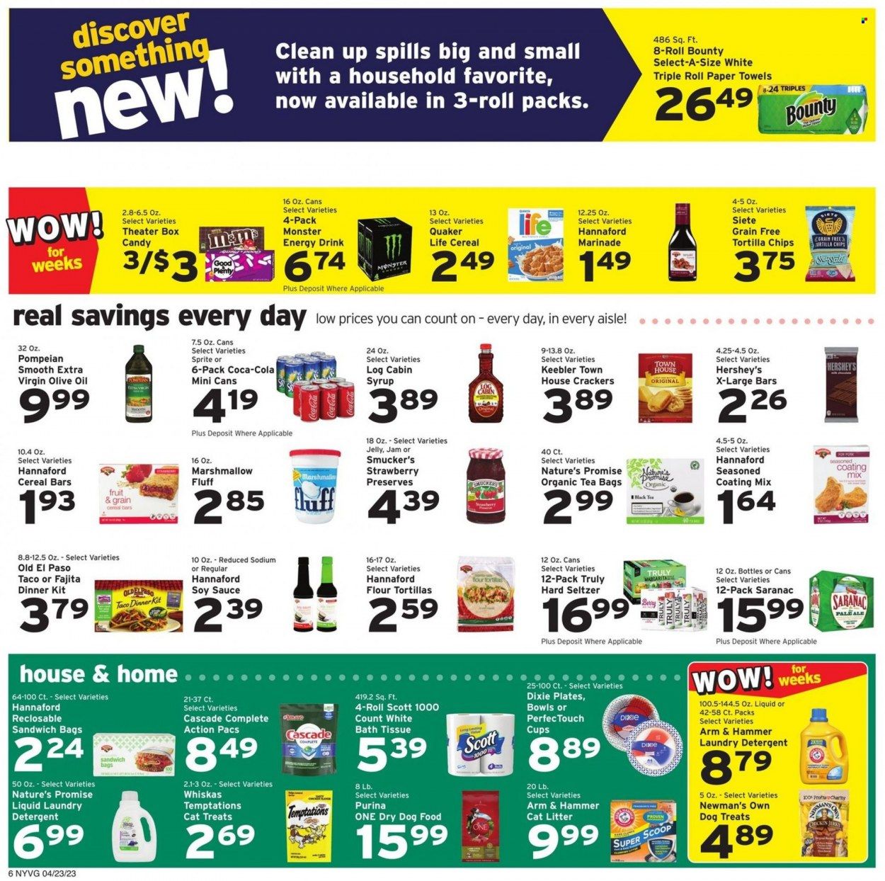 Hannaford (NY) Weekly Ad Flyer Specials April 23 to April 29, 2023