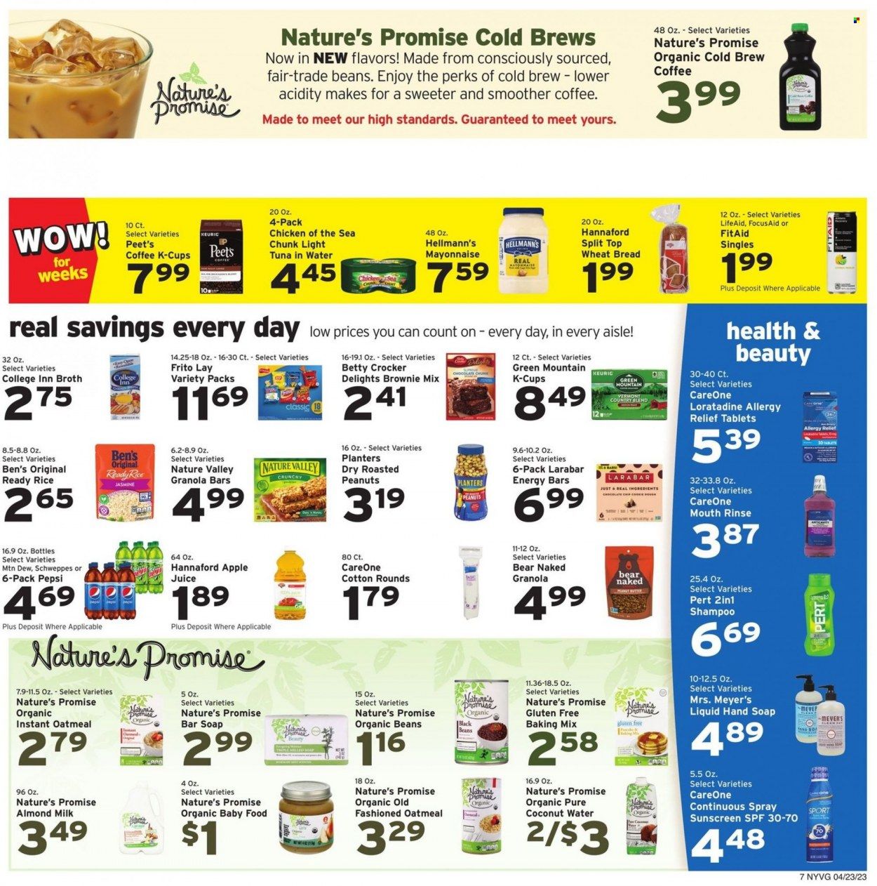 Hannaford (NY) Weekly Ad Flyer Specials April 23 to April 29, 2023