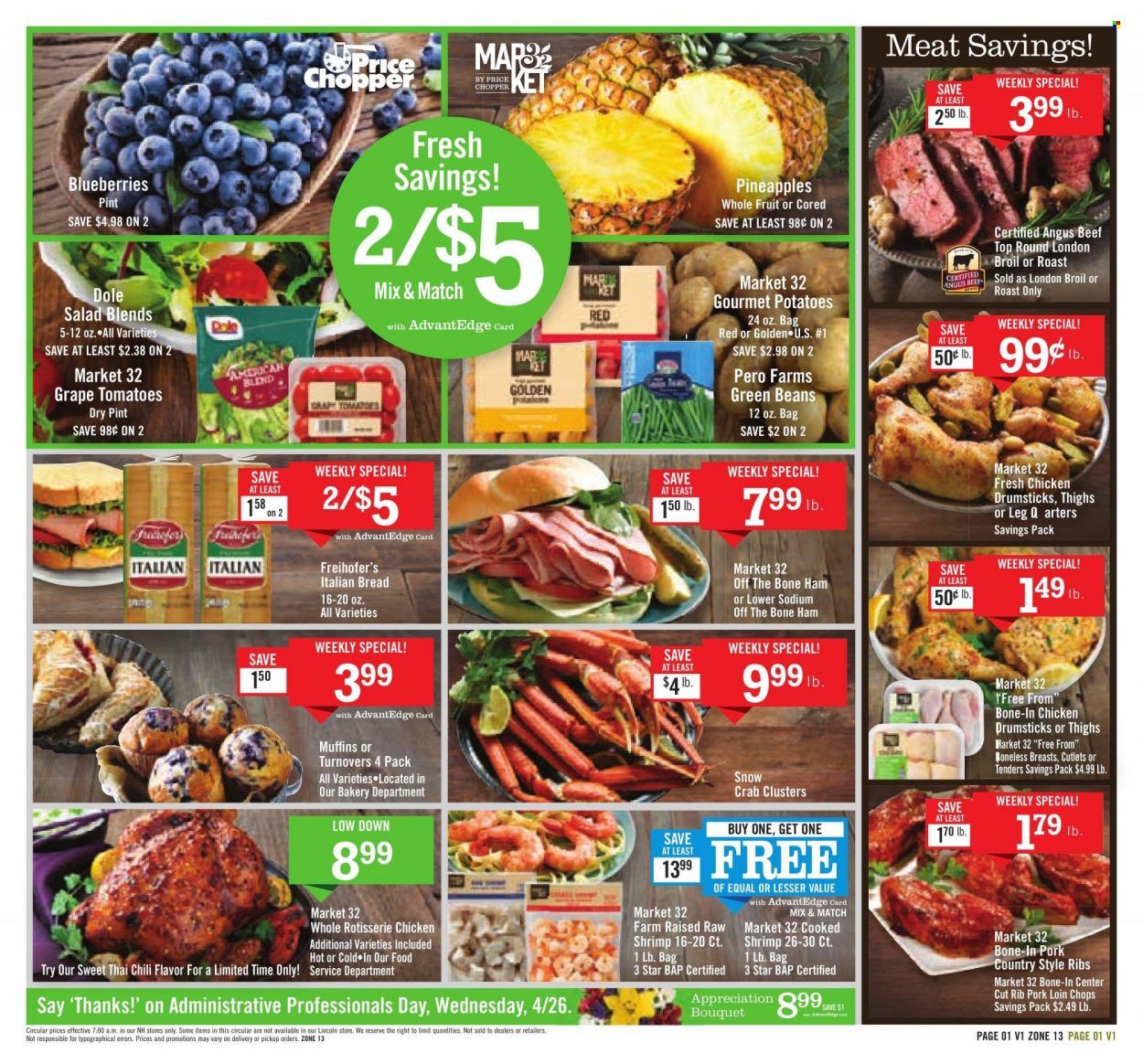 Price Chopper (NH) Weekly Ad Flyer Specials April 23 to April 29, 2023