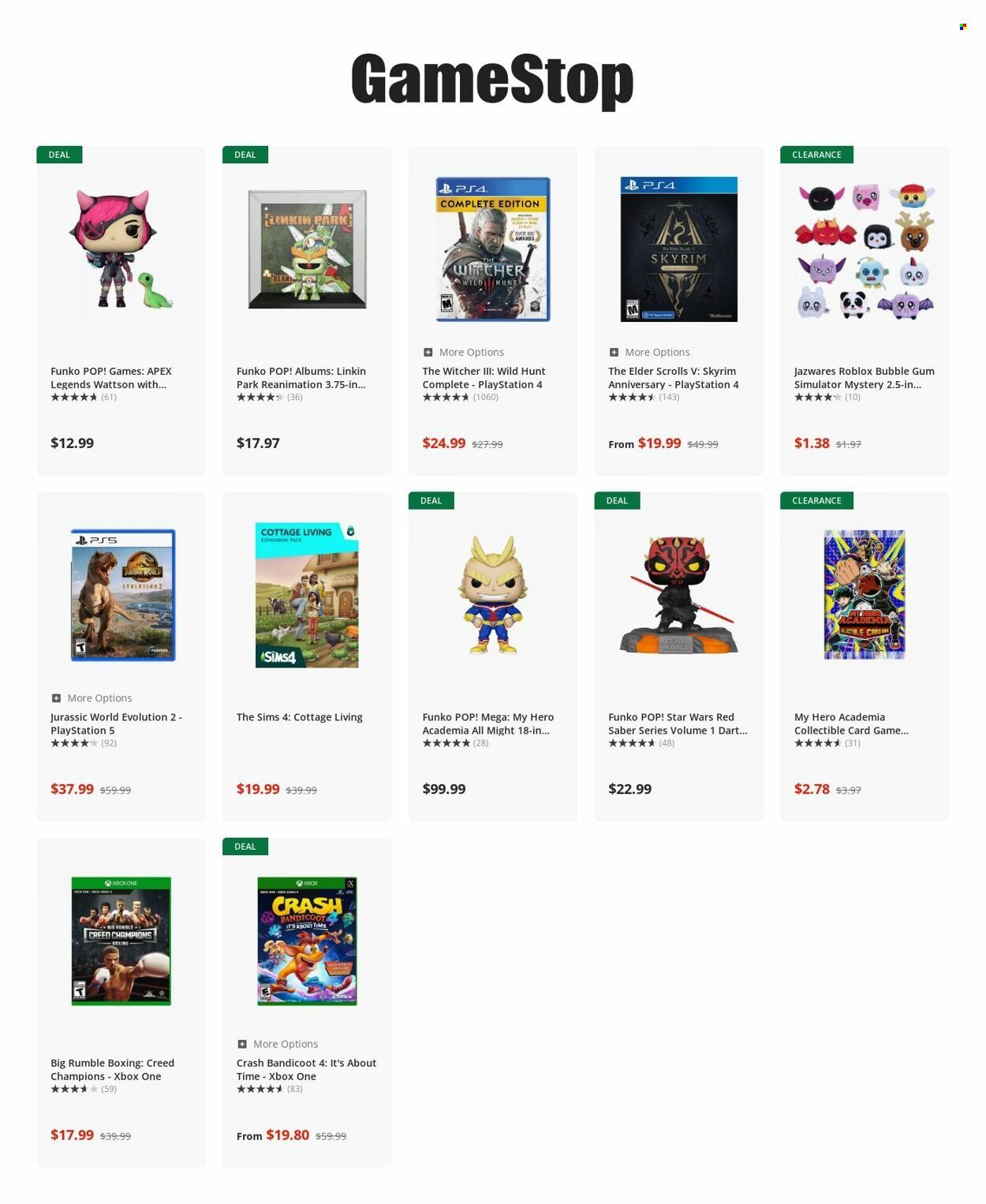 GameStop Weekly Ad Flyer Specials April 19 to April 25, 2023