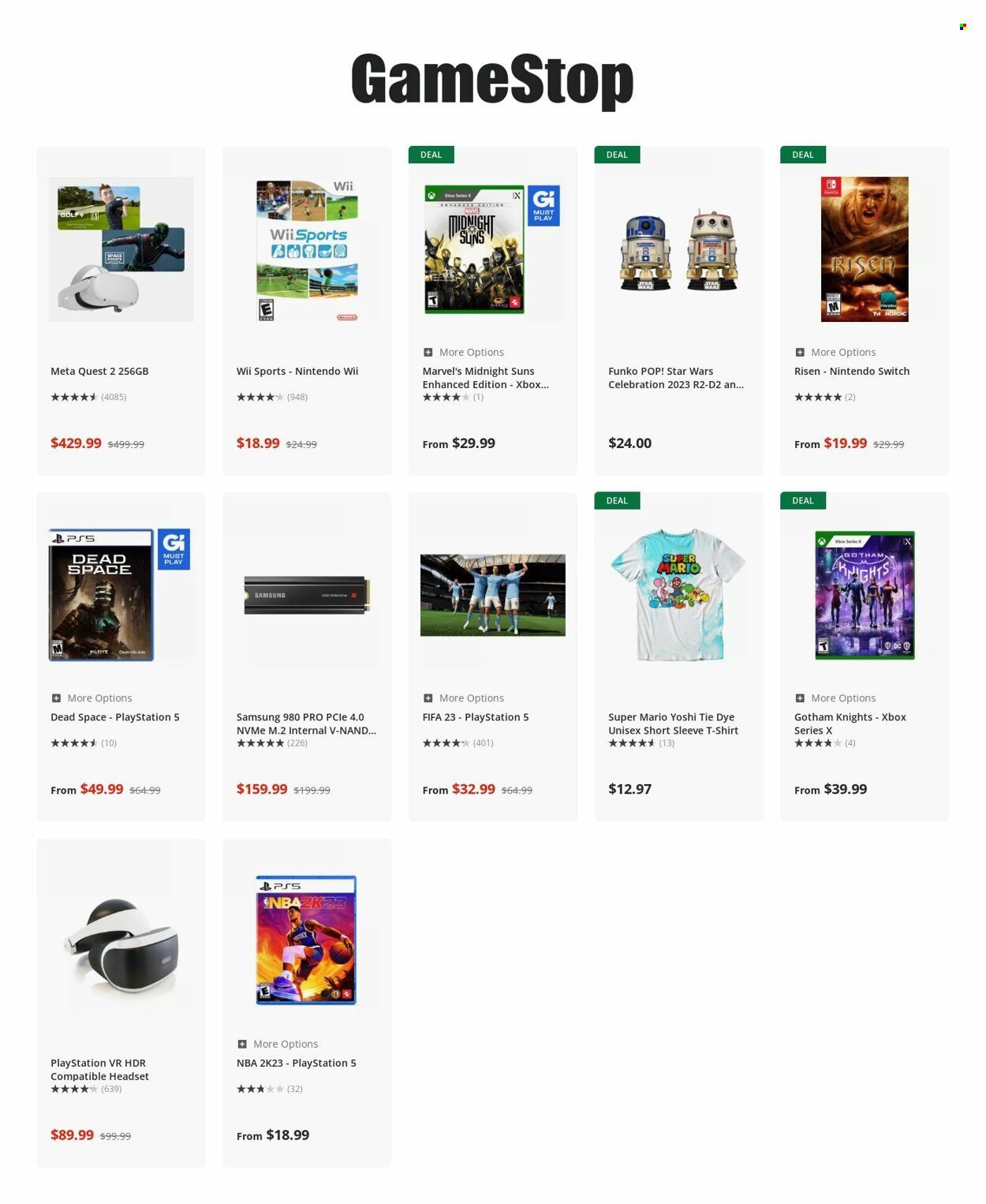 GameStop Weekly Ad Flyer Specials April 19 to April 25, 2023