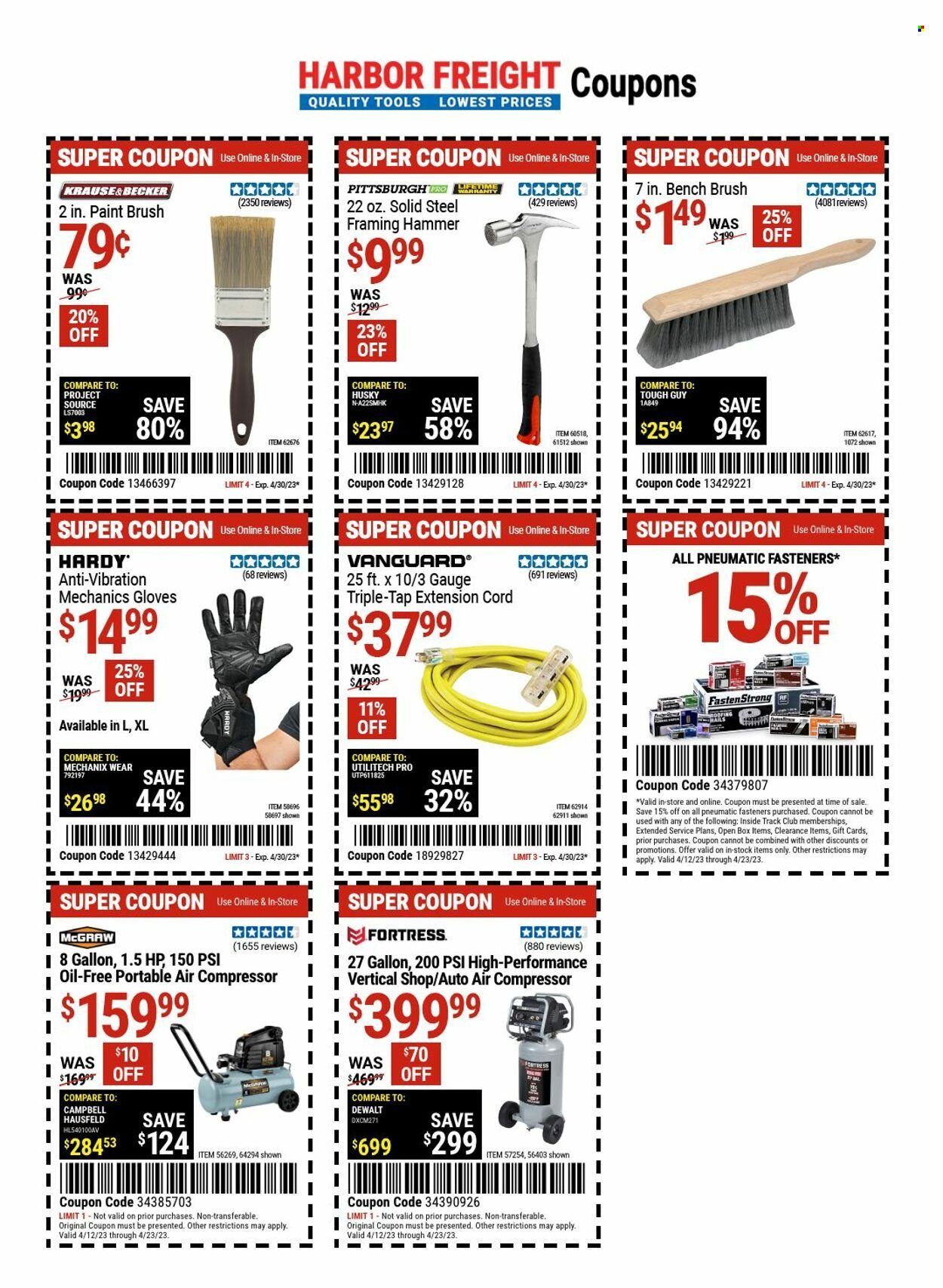 Harbor Freight Weekly Ad Flyer Specials April 23 to April 30, 2023