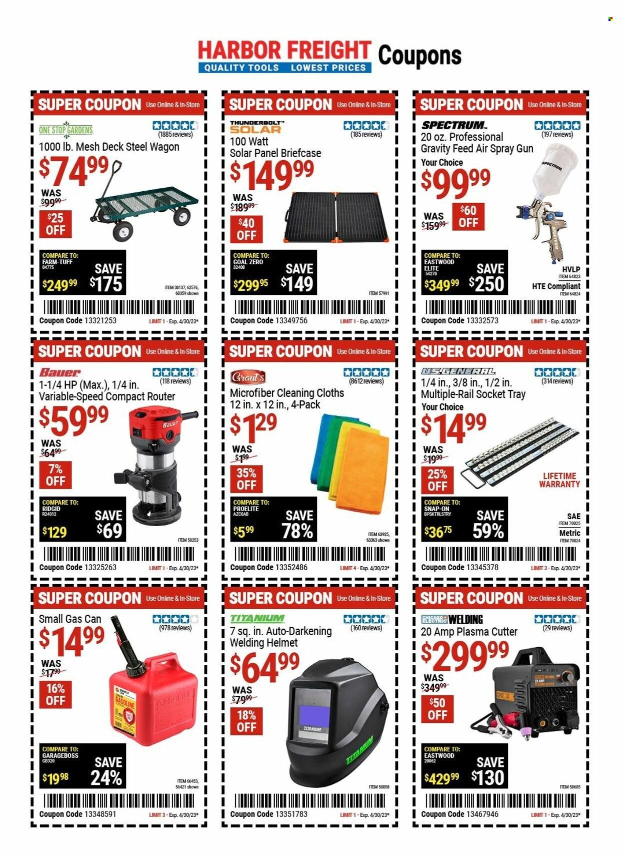 Harbor Freight Weekly Ad Flyer Specials April 23 to April 30, 2023