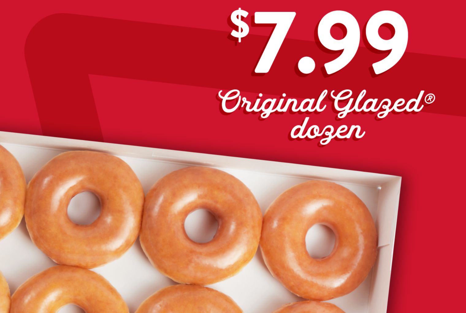 Rewards Members Can Get a $7.99 Original Glazed Dozen In-shop from April 25 to 27 at Krispy Kreme Rewards Members Can Get a $7.99 Original Glazed Dozen In-shop from April 25 to 27 at Krispy Kreme