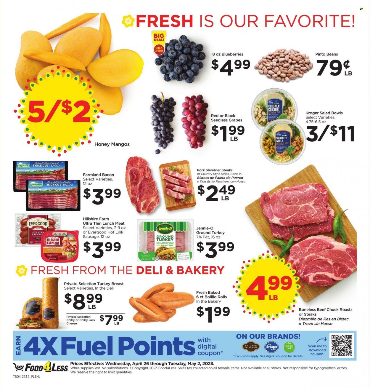 Food 4 Less (CA) Weekly Ad Flyer Specials April 26 to May 2, 2023