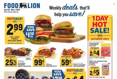 Food Lion (SC) Weekly Ad Flyer Specials April 26 to May 2, 2023