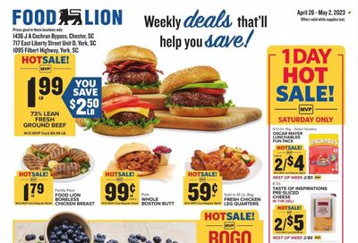 Food Lion (SC) Weekly Ad Flyer Specials April 26 to May 2, 2023