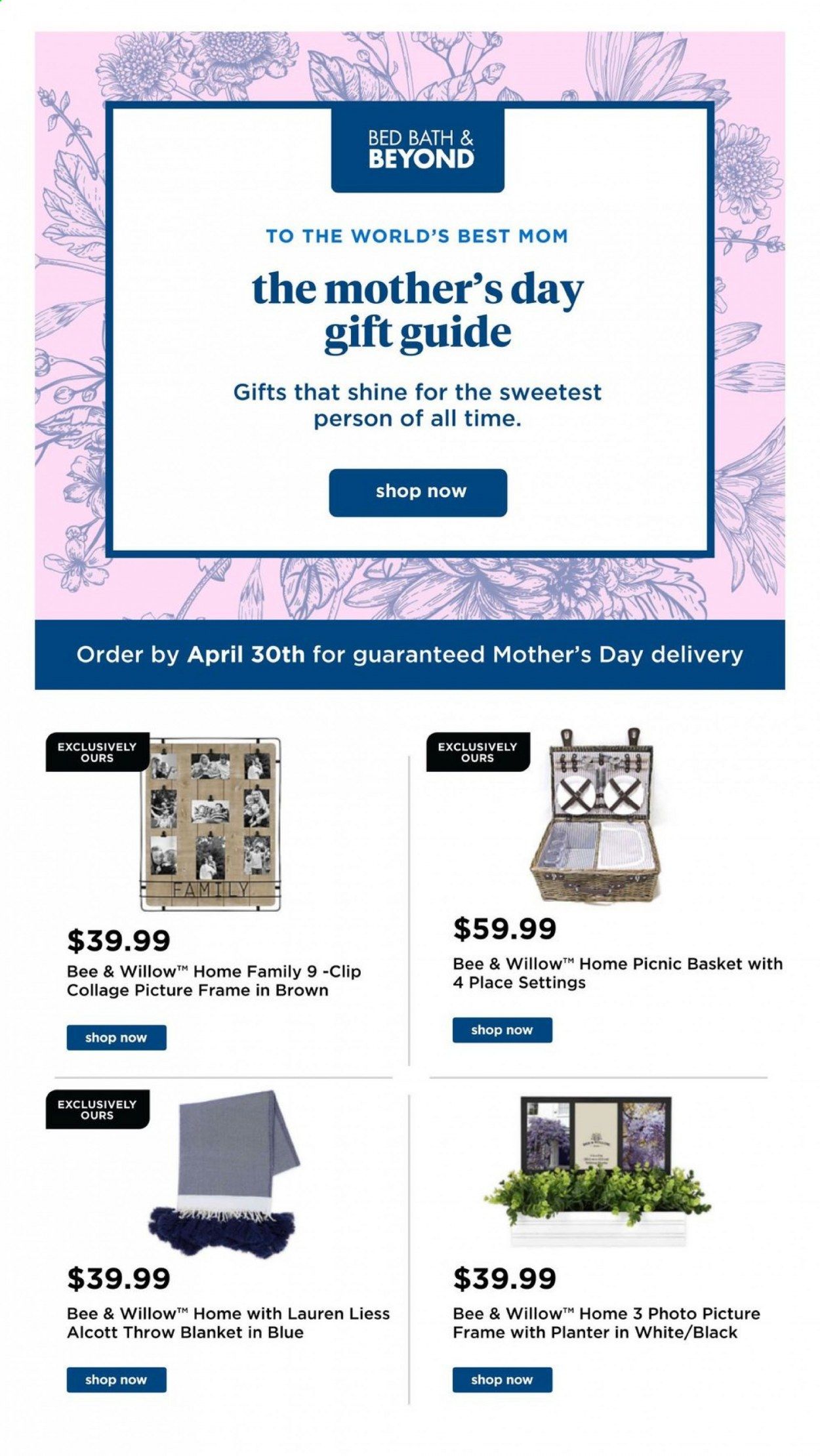 Bed Bath & Beyond Weekly Ad & Flyer April 24 to May 10