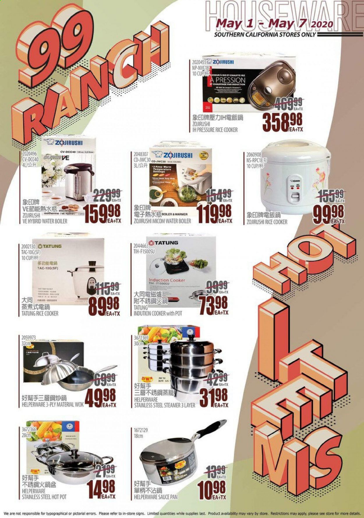 99 Ranch Market Weekly Ad & Flyer May 1 to 7