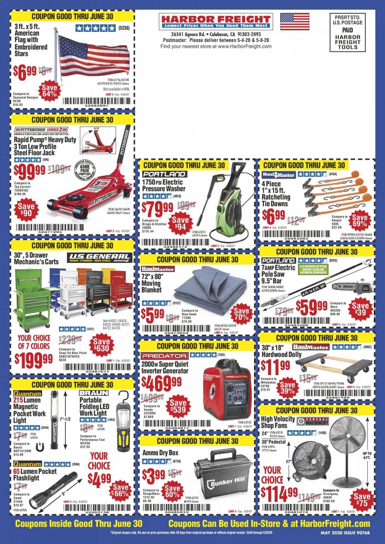 Harbor Freight Weekly Ad & Flyer May 1 to 31