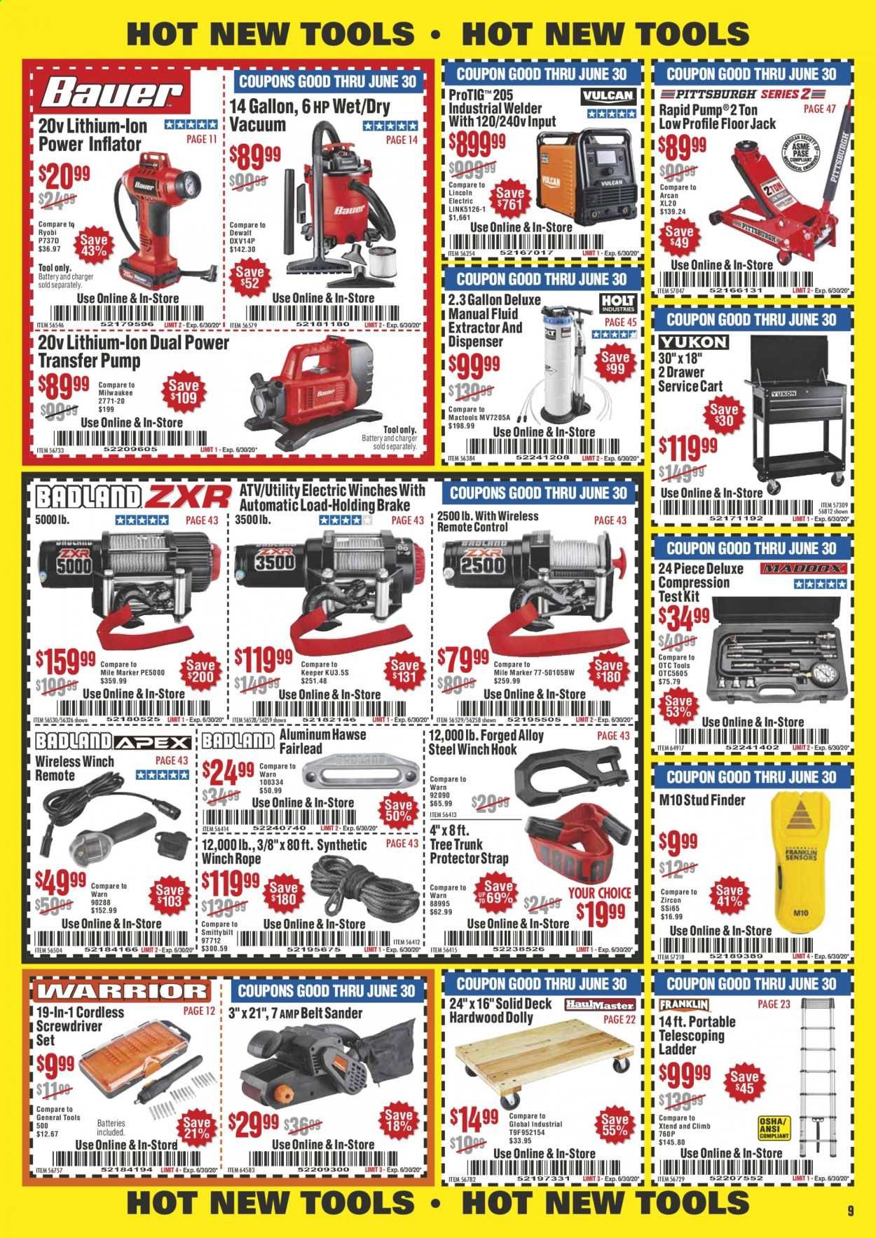 Harbor Freight Weekly Ad & Flyer May 1 to 31