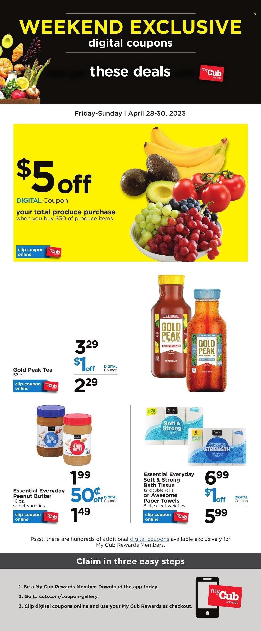Cub Foods (MN) Weekly Ad Flyer Specials April 28 to April 30, 2023