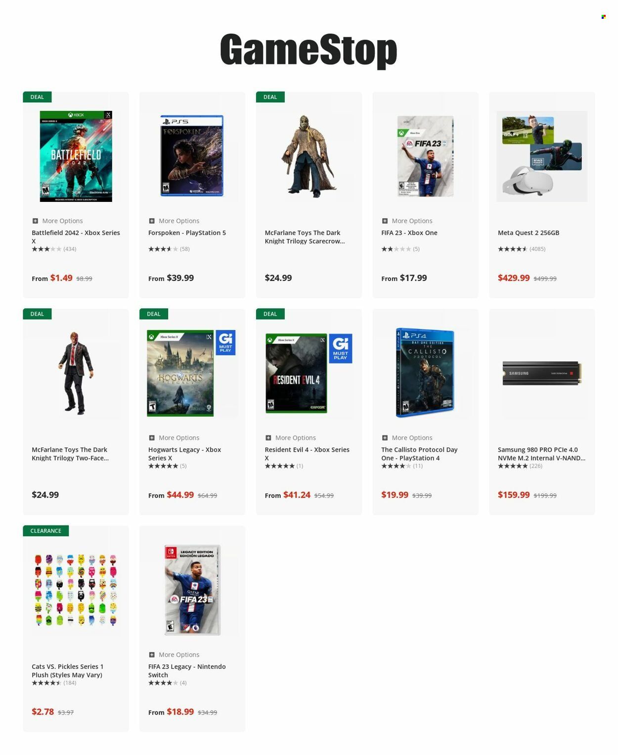 GameStop Weekly Ad Flyer Specials April 26 to May 2, 2023