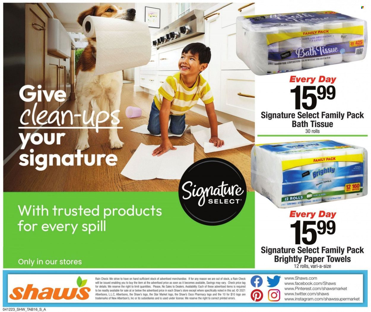 Shaw’s (MA, ME, NH, RI, VT) Weekly Ad Flyer Specials April 12 to May 11, 2023